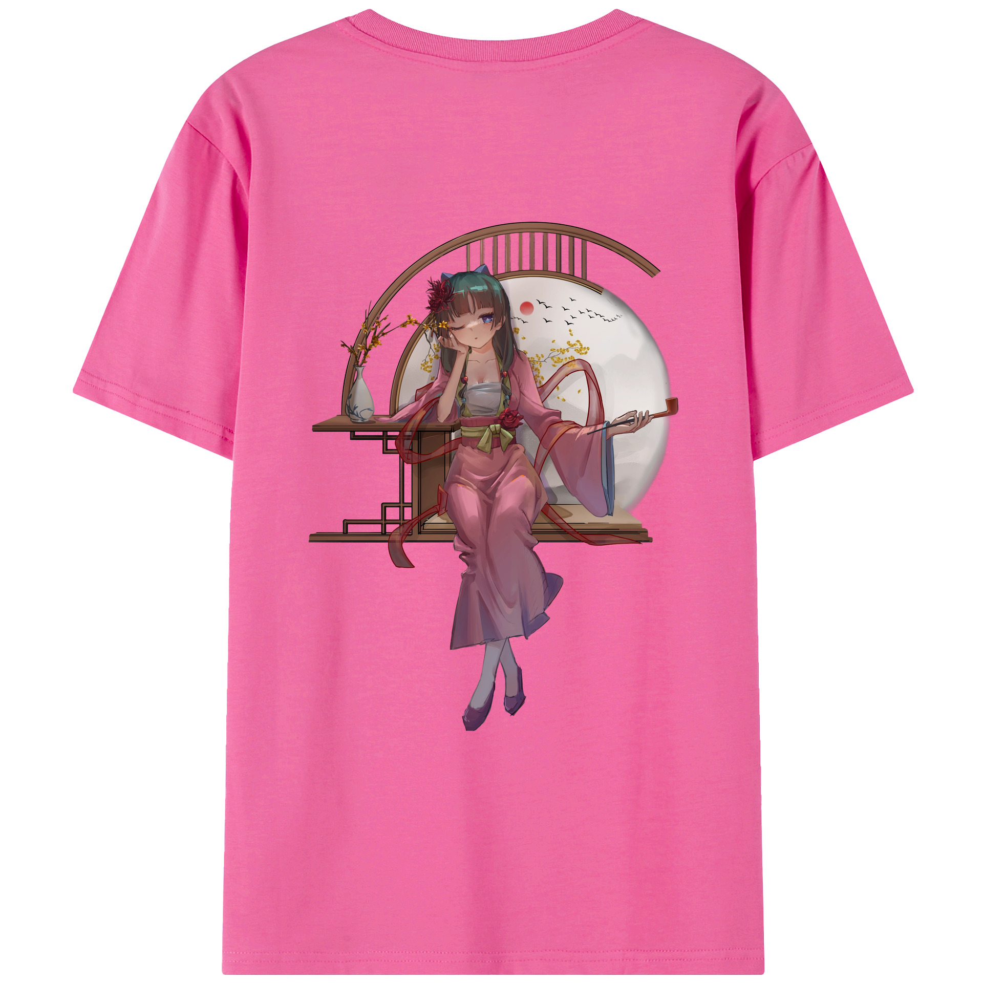 （画像用） 薬屋のひとりごと The Apothecary Diaries レディース半袖Tシャツ(バックプリント)